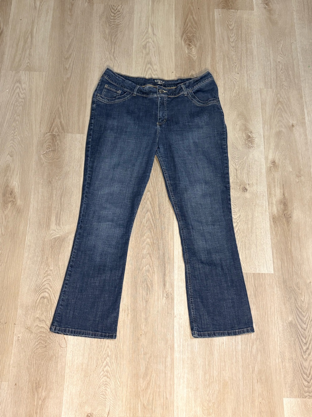 Riders by Lee Bootcut Jeans Women’s Size 18 Dark Wash Mid Rise Vintage Denim